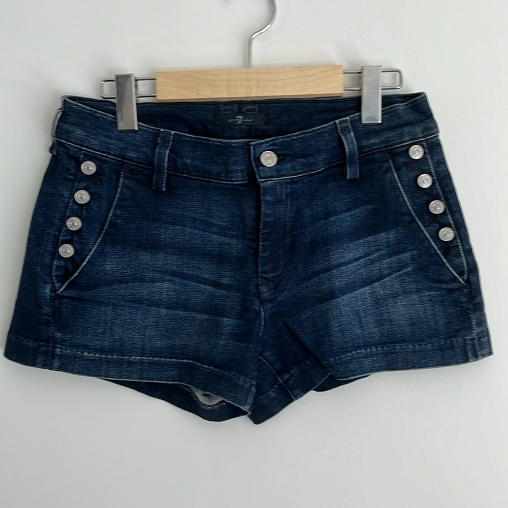 7 For All Mankind denim shorts